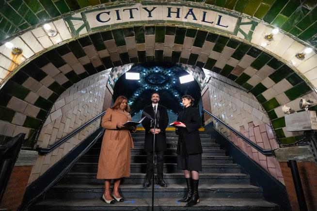 Zohran Mamdani sworn in as New York City mayor at historic subway station