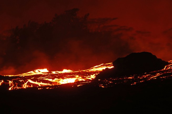 'World of uncertainty': Hawaii lava reaches sea, injures man
