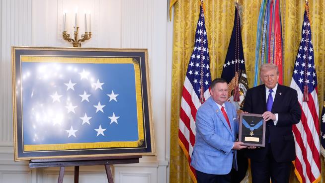 Trump awards the Medal of Honor to 3 US soldiers in a White House ceremony
