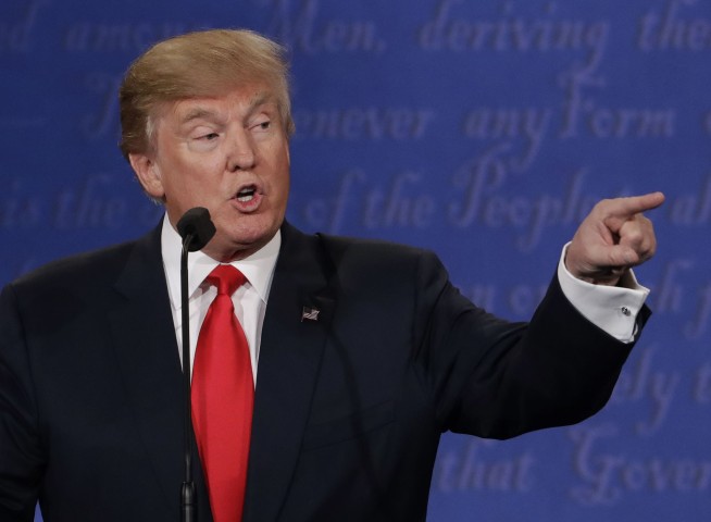 The Latest: Clinton, Trump in final debate showdown