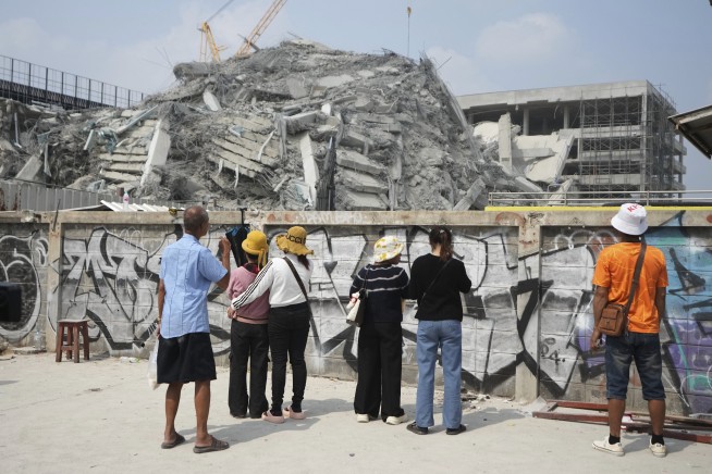 The Latest: Countries sending humanitarian aid after Myanmar earthquake