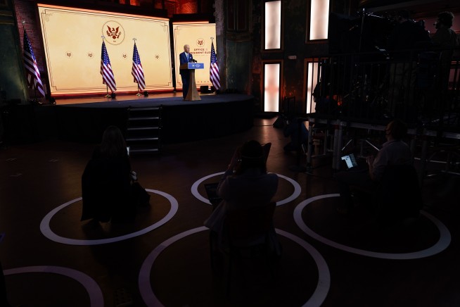 Joe Biden appeals for unity in Thanksgiving-eve address