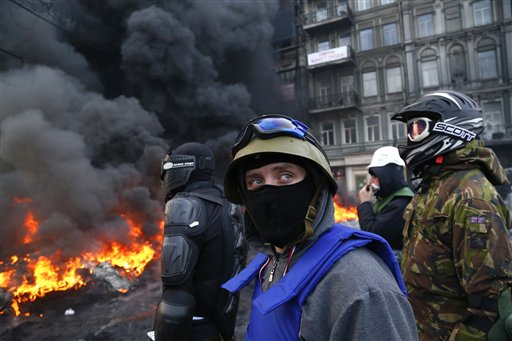 Ukraine protest leader vague on premiership offer