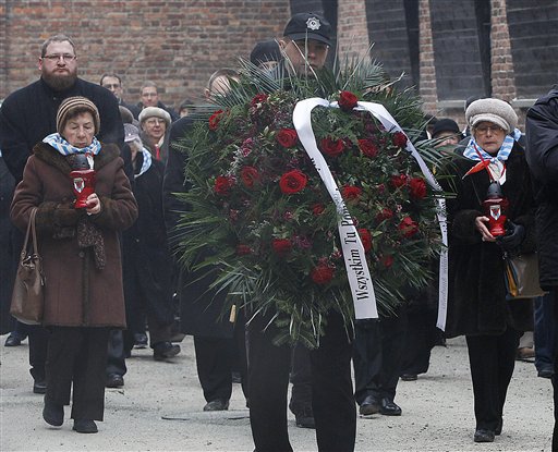Auschwitz survivors mark liberation anniversary