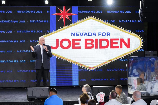 President Joe Biden tests positive for COVID-19 while campaigning in Las Vegas, has 'mild symptoms'