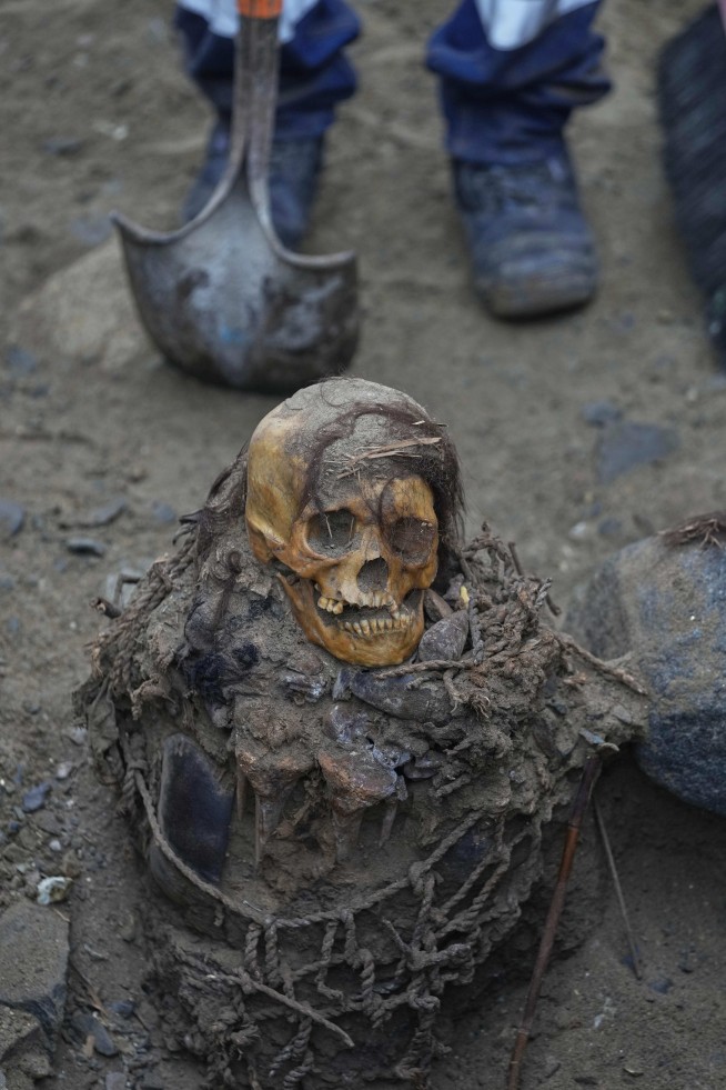 Utility workers uncover 1,000-year-old pre-Inca mummy in Peru's capital