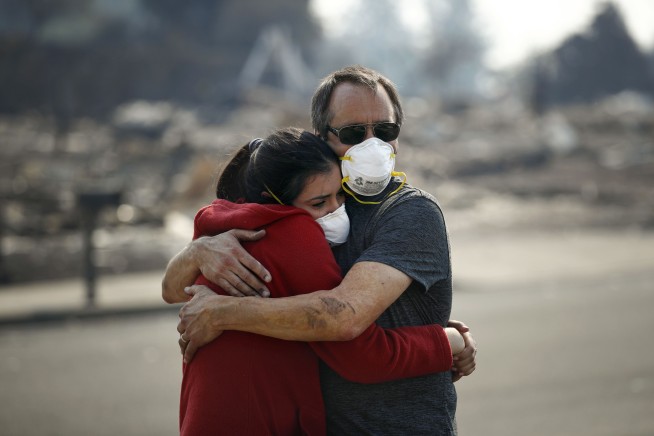 California firefighters say they finally 'turned a corner'