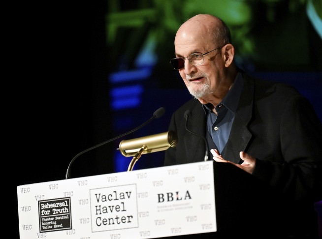 Salman Rushdie receives first-ever Lifetime Disturbing the Peace Award