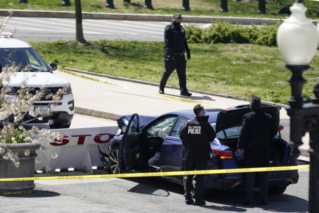 Car rams into police at Capitol barricade; officer killed