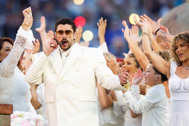 Yes, there was a real wedding during Bad Bunny's Super Bowl halftime show