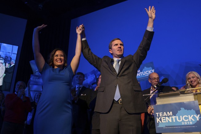 Dems flip Virginia; Kentucky governor race too close to call
