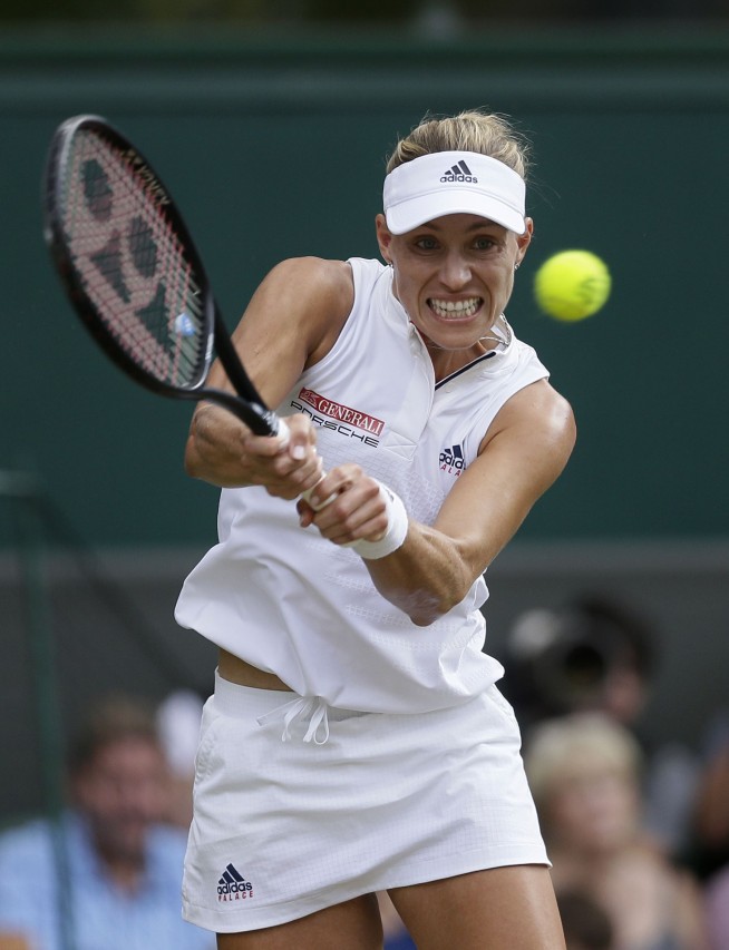 Kerber beats Williams 6-3, 6-3 to win 1st Wimbledon title