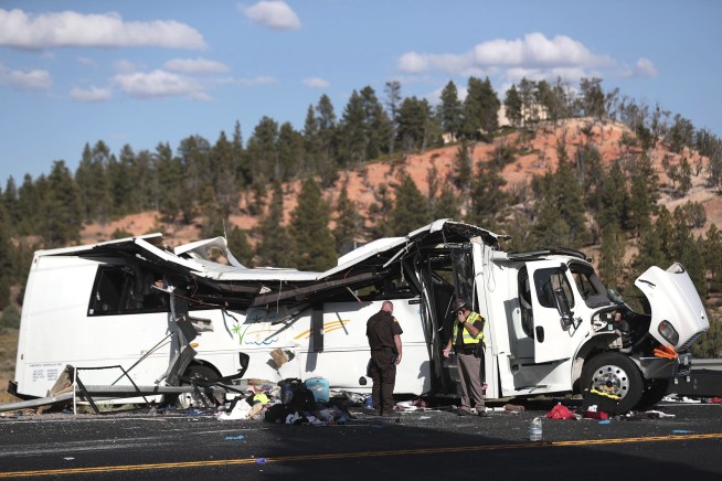 Tour bus driver in deadly Utah crash was on 1st trip
