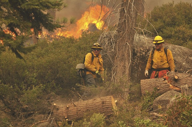 Official reports progress in defending Lake Tahoe from fire
