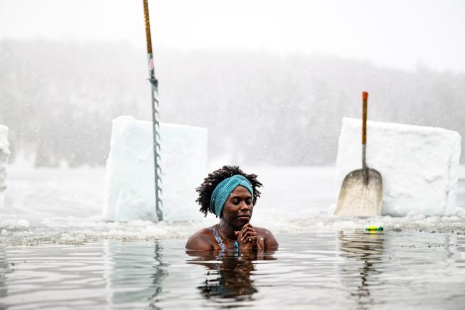 Cold-water immersion may offer health benefits -- and also presents risks