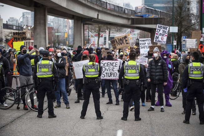 Protests against COVID-19 measures spread across Canada