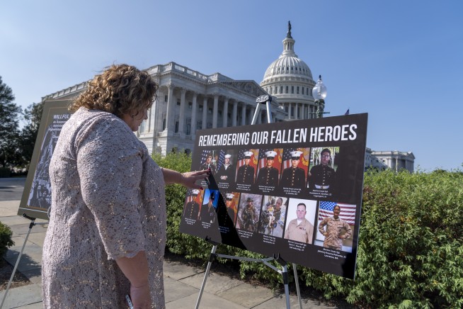 Congress bestows its highest honor on the 13 troops killed during Afghanistan withdrawal