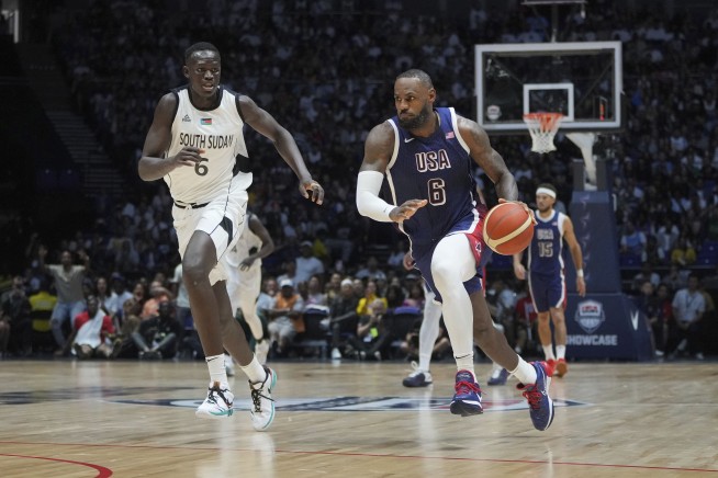 James hits game winner with 8 seconds left, US avoids upset and escapes South Sudan 101-100
