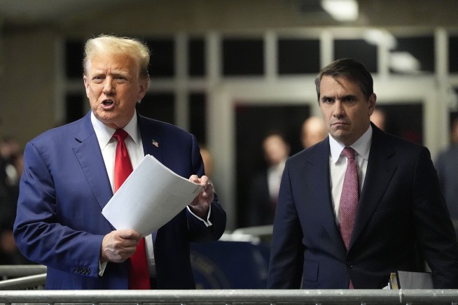 Trump fined $1,000 for gag order violation in hush money case as ex-employee recounts reimbursements