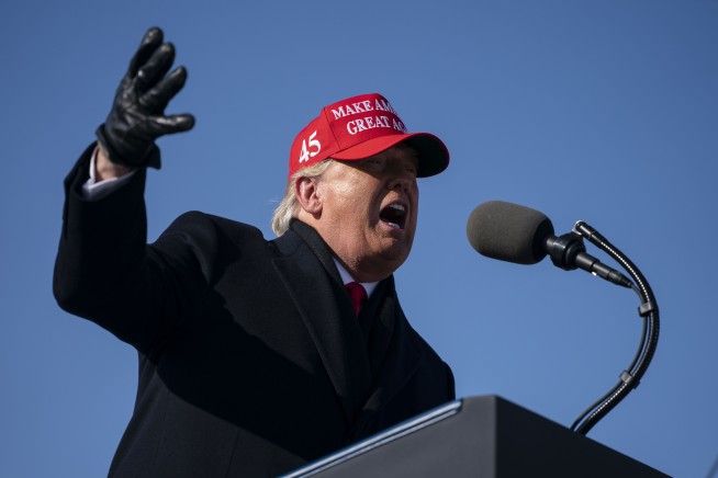 The Latest: Biden denounces disruption efforts by Trump fans