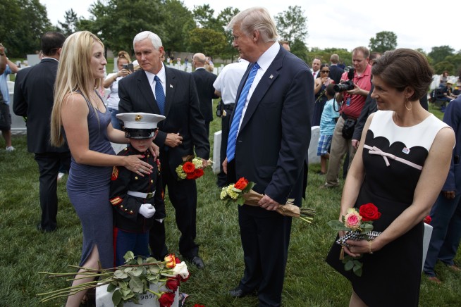 Trump honors fallen and families in Memorial Day address