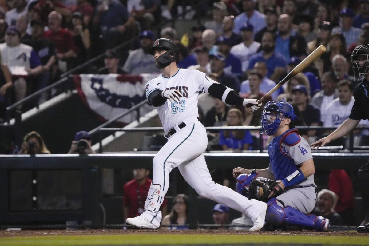 Diamondbacks 1st team to homer 4 times in postseason inning with big 3rd  vs. Dodgers