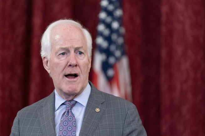 Republican John Thune of South Dakota is elected the next Senate majority leader