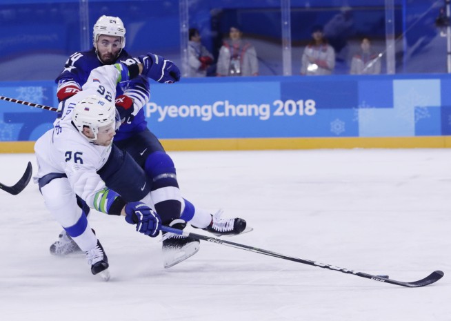 Slovenia comes back to stun US 3-2 in OT in Olympic opener