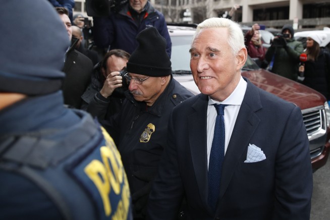 The Latest: Trump friend Roger Stone pleads not guilty