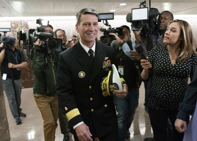 The Latest: VA nominee withdraws from consideration