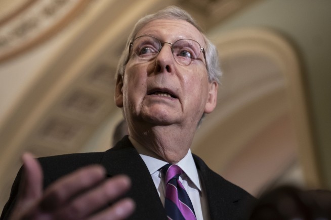 McConnell: Enough Senate votes to reject Trump's wall move