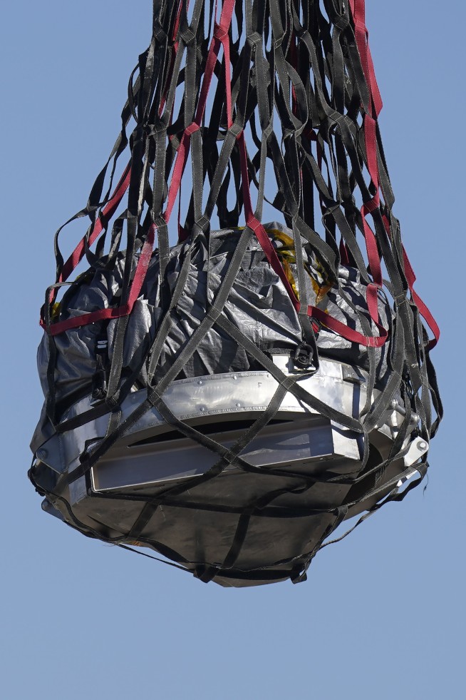 NASA's first asteroid samples land on Earth after release from spacecraft