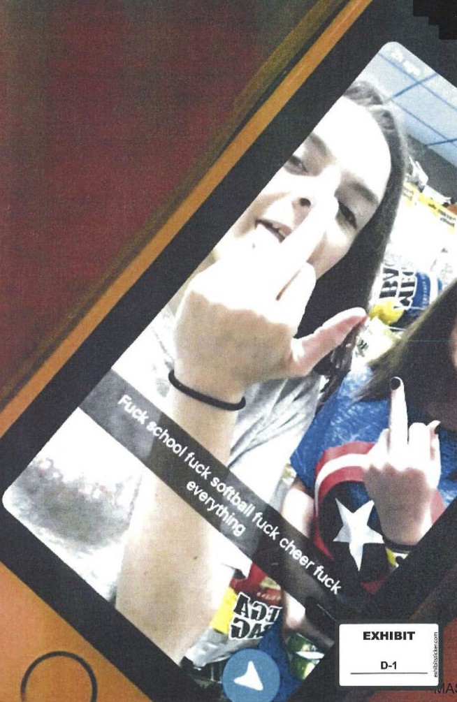 Student's Snapchat profanity leads to high court speech case