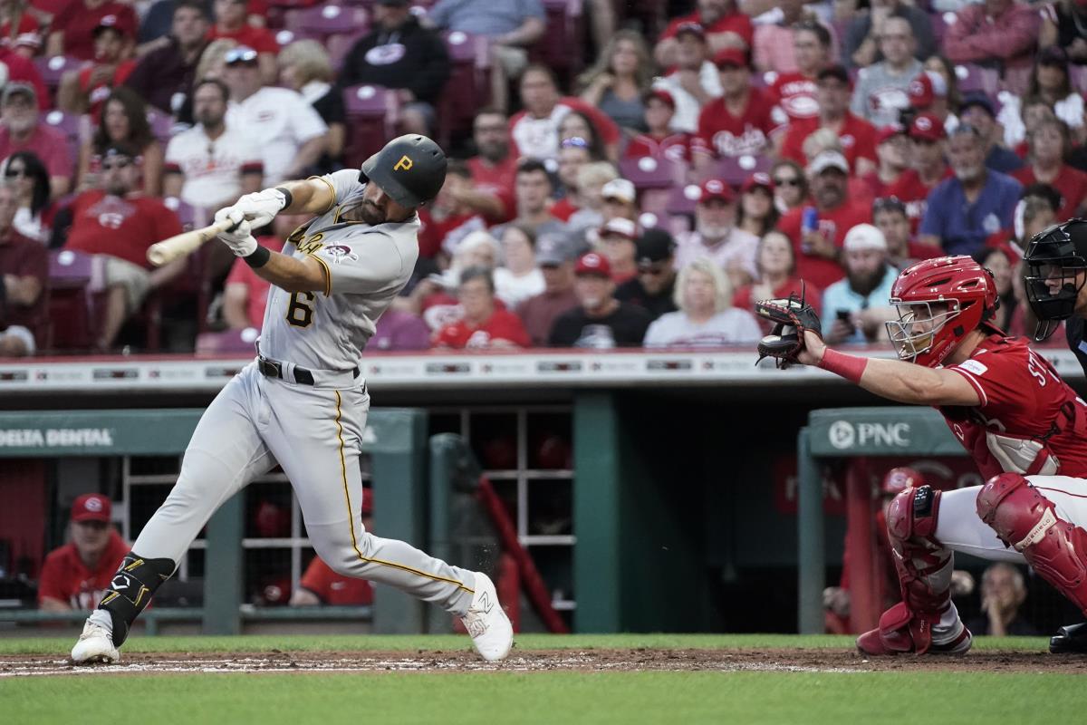 Pirates overcome 9-run deficit for first time since team started in 1882,  beat Reds 13-12, Sports