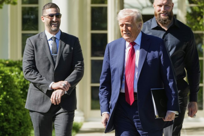 Trump celebrates the Super Bowl champ Eagles at White House, but star QB Jalen Hurts skips ceremony