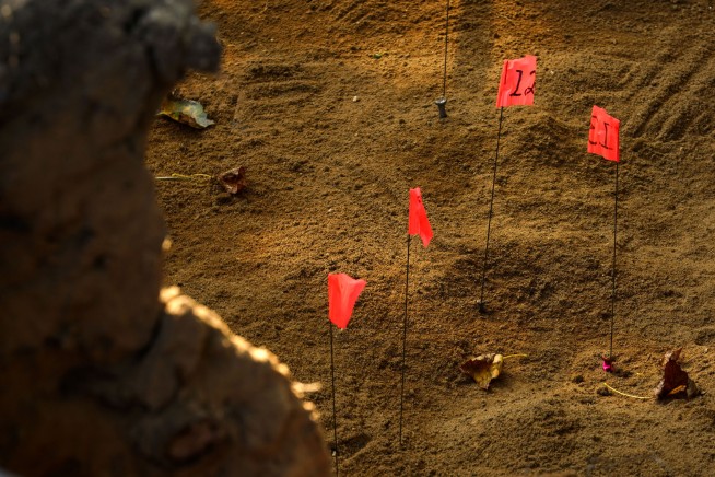 Hessian remains unearthed at Revolutionary War battle site