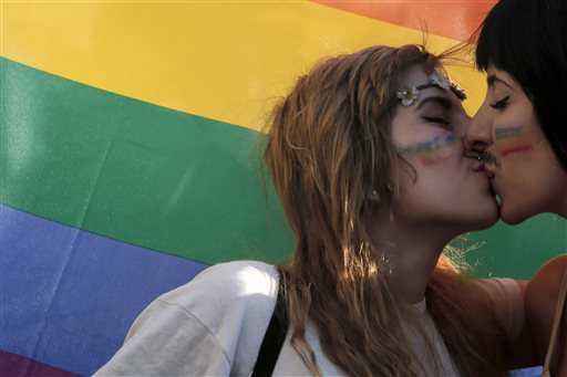 AP PHOTOS: Gay pride celebrations around the world