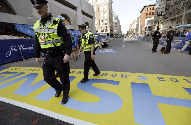 The Latest: Ethiopians Hayle and Baysa win Boston Marathon