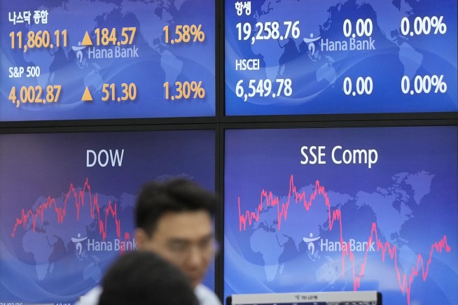 Asian shares advance on back of Wall Street rally
