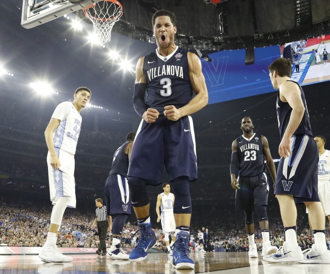Villanova tops Carolina 77-74 on Jenkins' buzzer-beater