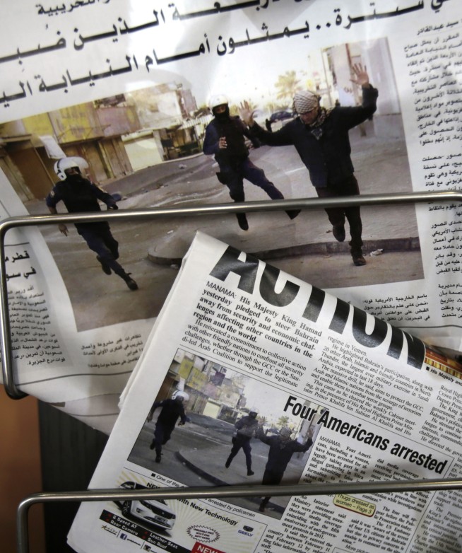 Lawyer: 4 US journalists charged in Bahrain leave country