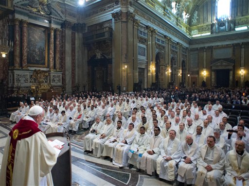 Pope warns of fallout from poorly trained priests