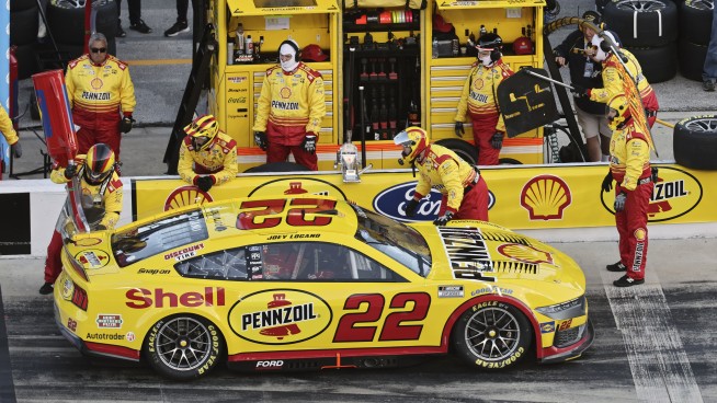 NASCAR caught Joey Logano wearing an amphibious-like glove in a cheating violation