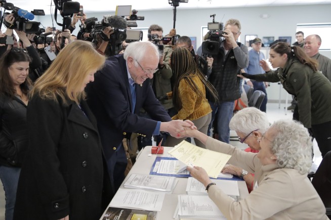 The Latest: Biden wins Democratic primary in Tennessee