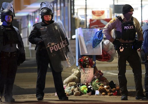 More protests sparked after shooting near Ferguson