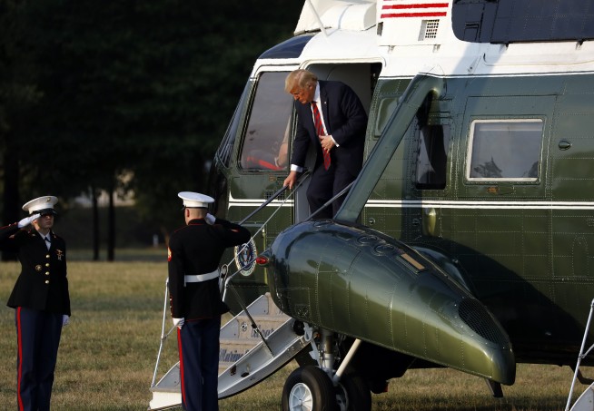 Trump mocks Democrats, vows new tax cut in trip to Baltimore