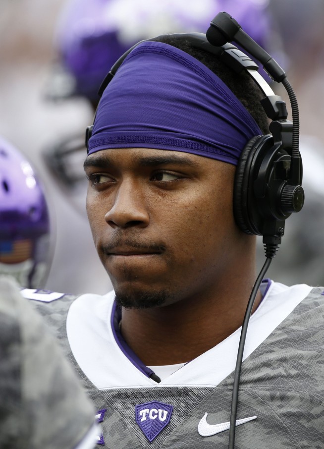 TCU QB Boykin charged with felony assault, suspended