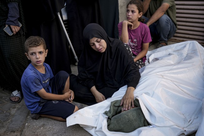 Israeli airstrike on a Gaza school used as a shelter kills at least 80, Palestinian officials say