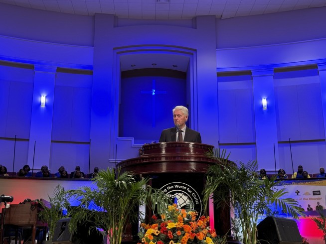 Former President Bill Clinton travels to Georgia to rally rural Black voters to the polls