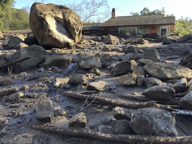 The Latest: Death toll from California mudslide rises to 17